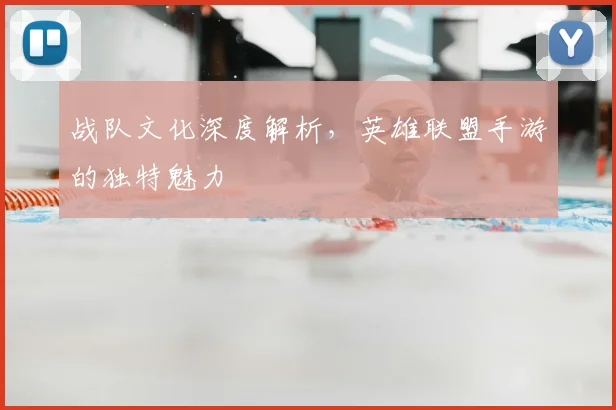 战队文化深度解析,英雄联盟手游的独特魅力